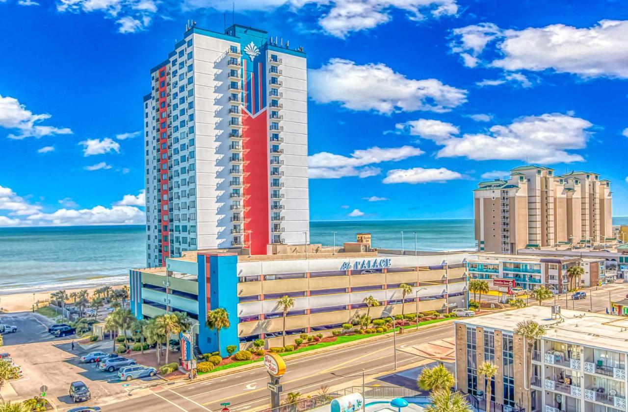 Angled Oceanfront Studio With Incredible Views! Palace Resort 1003 - Sleeps 4 Guests Myrtle Beach Eksteriør bilde