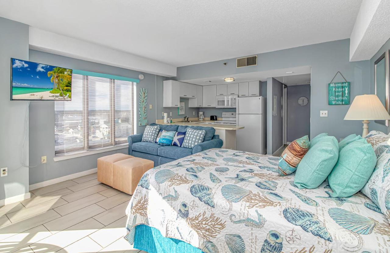Angled Oceanfront Studio With Incredible Views! Palace Resort 1003 - Sleeps 4 Guests Myrtle Beach Eksteriør bilde